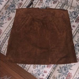 Blank nyc leather skirt